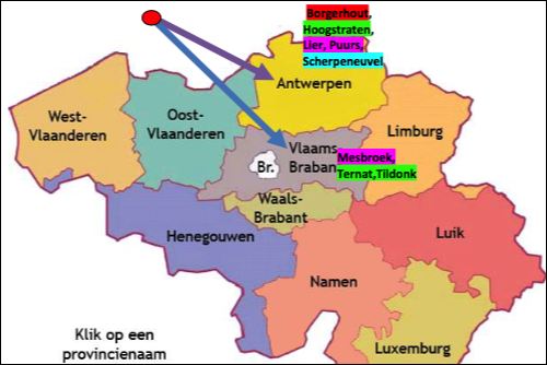 location map of OSU Blgium